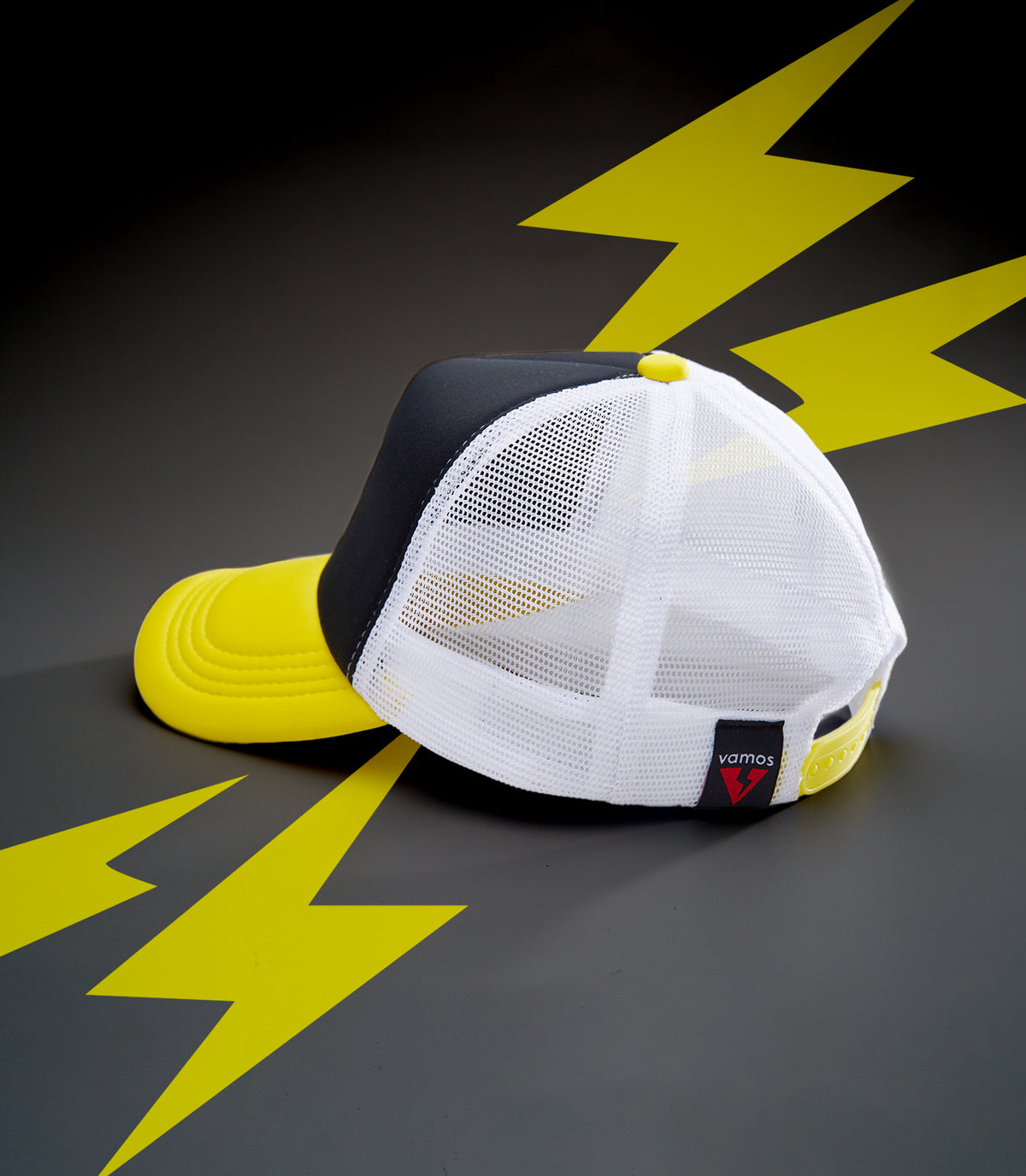 AEO 2.0 TRUCKER CAP (BLACK/YELLOW)