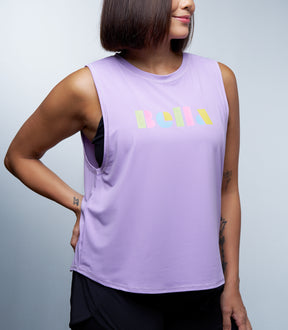 AMELIA (LAVANDER MUSCLE TEE)