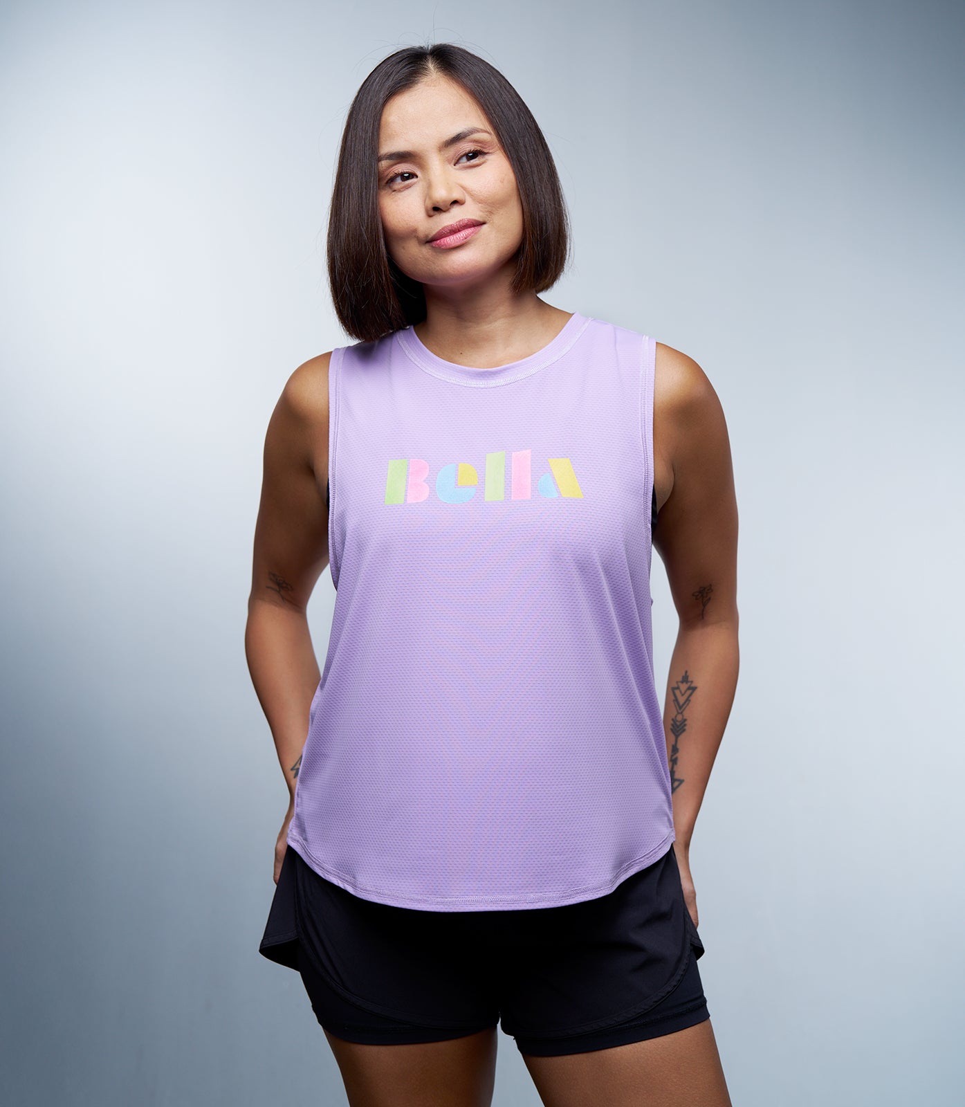 AMELIA (LAVANDER MUSCLE TEE)