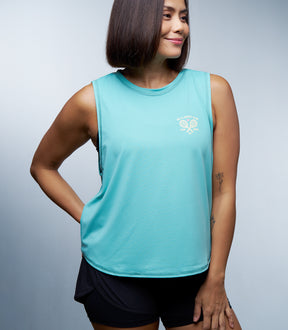 AVERY (AQUA MUSCLE TEE)