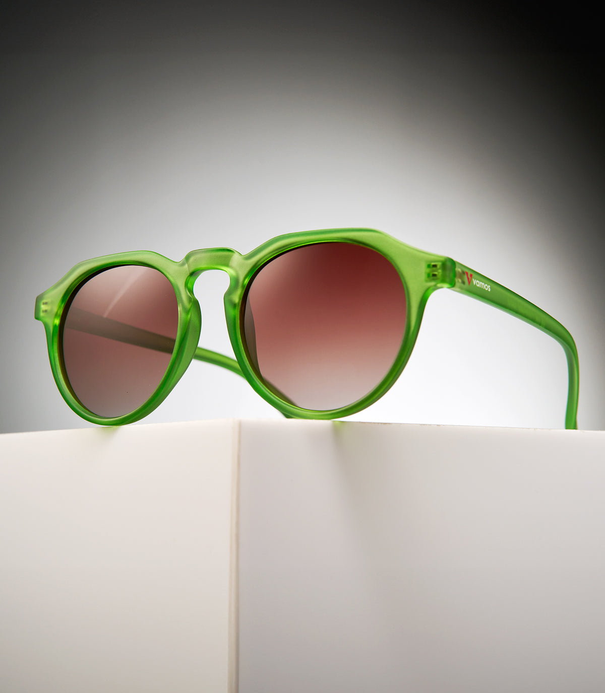 CORINZIO CLEAR LIGHT GREEN - BROWN LENS SPEX