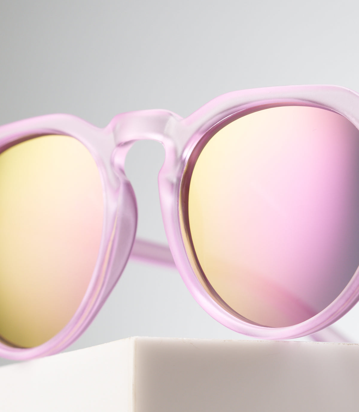 CORINZIO CLEAR LILAC - VIOLET LENS SPEX