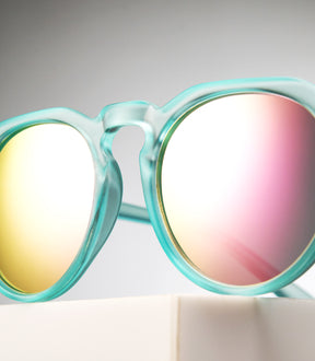 CORINZIO CLEAR MINT - YELLOW/PINK LENS SPEX