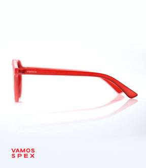 CORINZIO CLEAR RED SPEX
