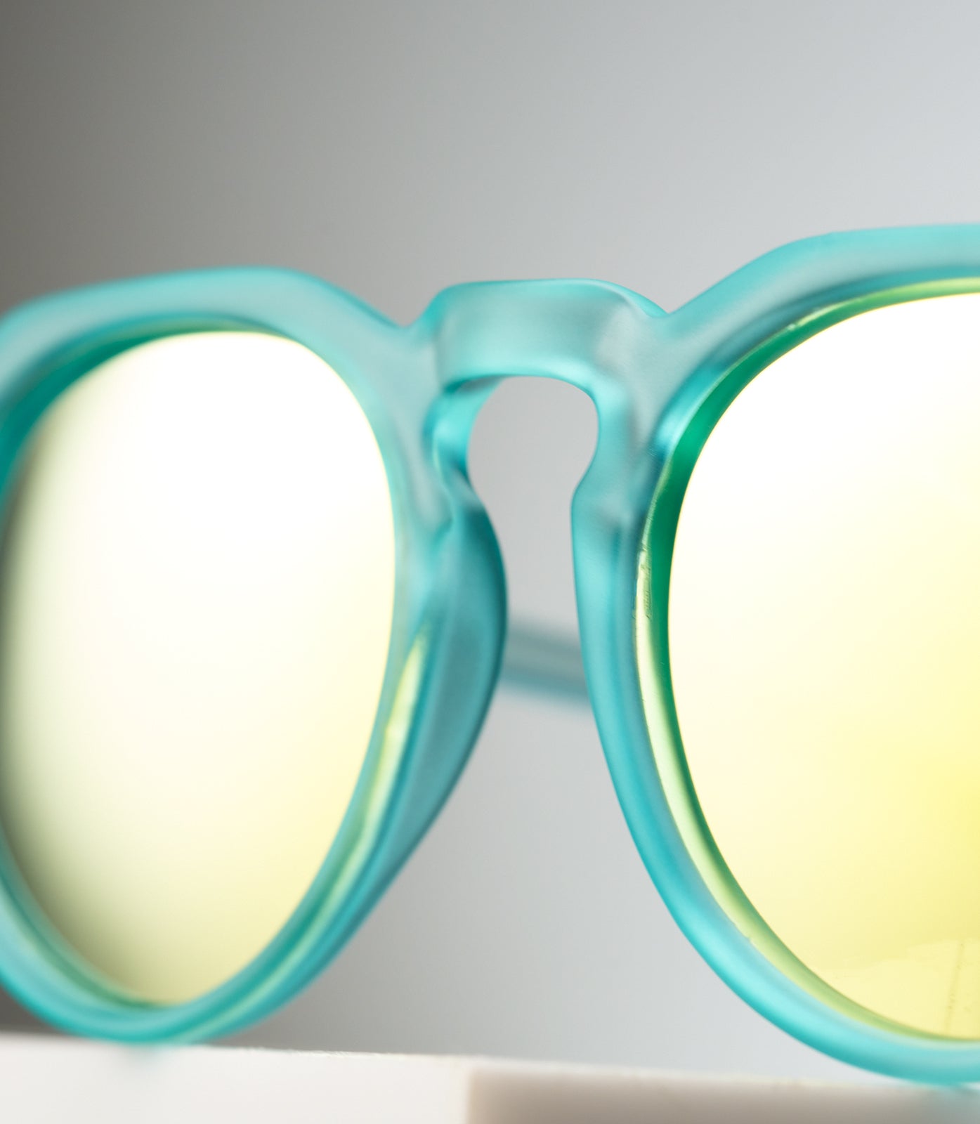 CORINZIO CLEAR TEAL/ LIMON LENS SPEX