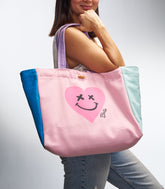 EVERYTHING MULTI-POCKET TOTE BAG (COTTON CANDY)