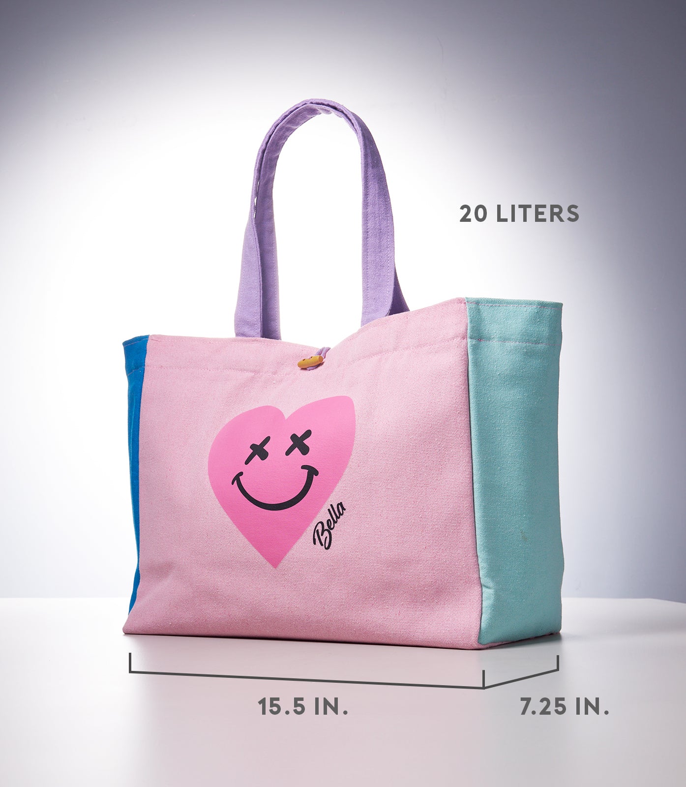 EVERYTHING MULTI-POCKET TOTE BAG (COTTON CANDY)