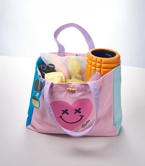 EVERYTHING MULTI-POCKET TOTE BAG (COTTON CANDY)