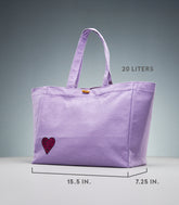 EVERYTHING MULTI-POCKET TOTE BAG (ORCHID)