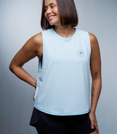 GABRIELLA (SKY BLUE MUSCLE TEE)