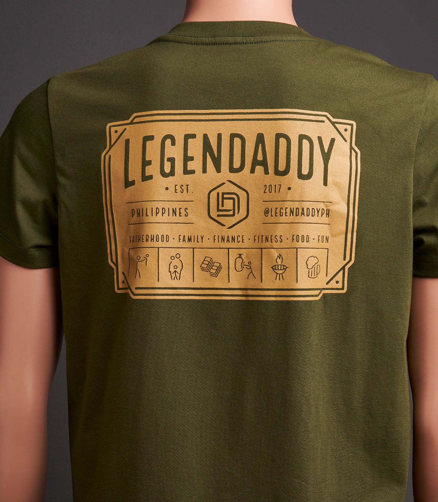 LEGENDADDY 3.0 ERRDAY TEE (OLIVE GREEN)