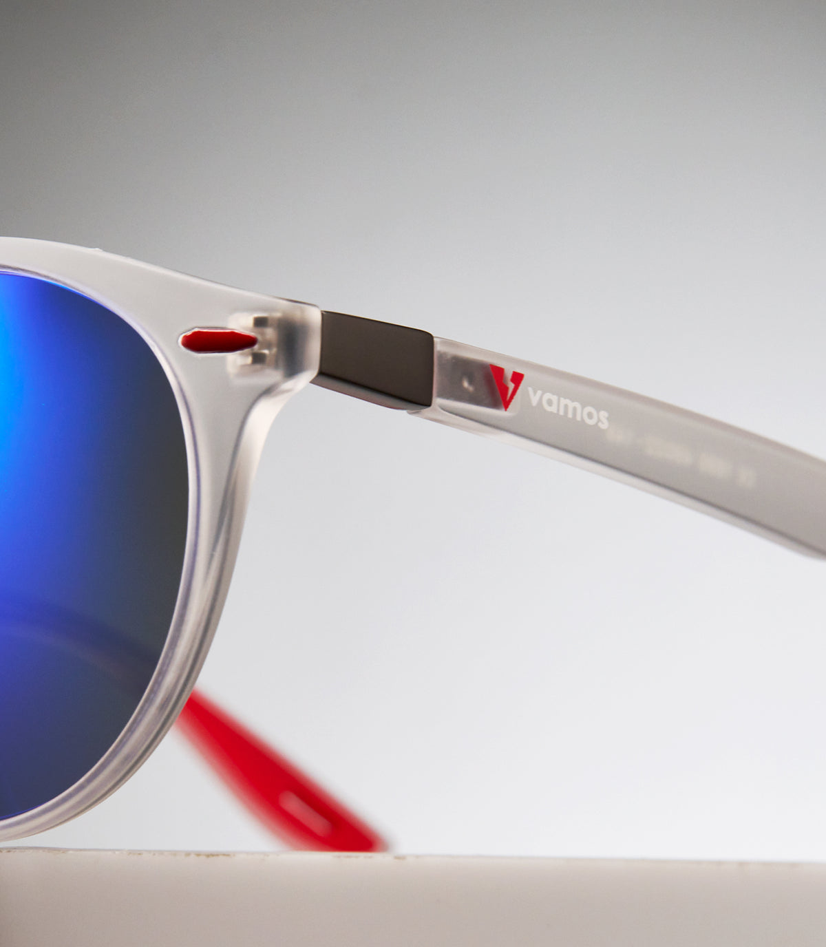 NOOSA CLEAR WHITE - BLUE LENS SPEX