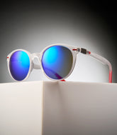 NOOSA CLEAR WHITE - BLUE LENS SPEX