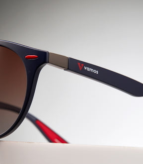 NOOSA MATTE NAVY - BROWN LENS SPEX