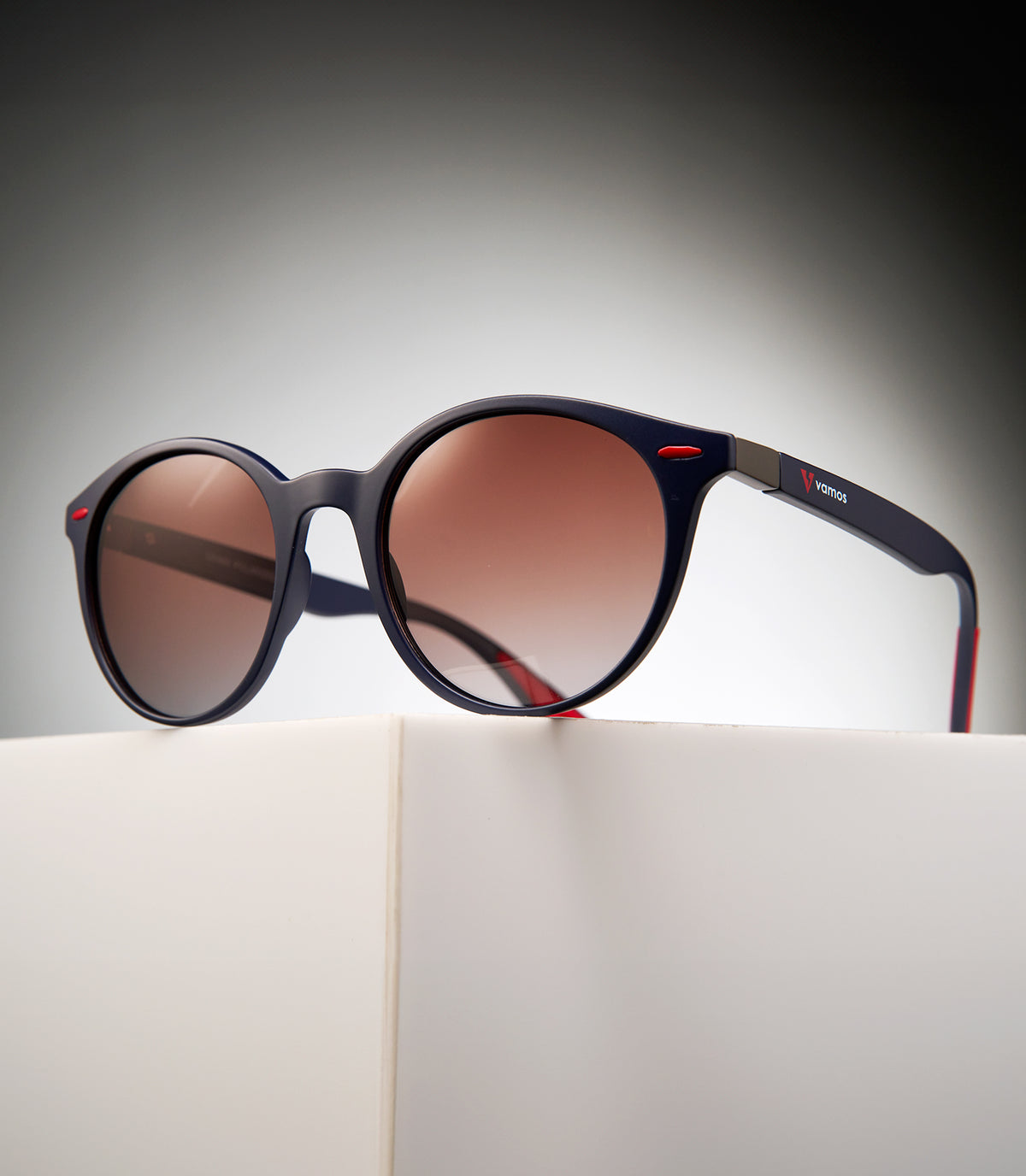 NOOSA MATTE NAVY - BROWN LENS SPEX