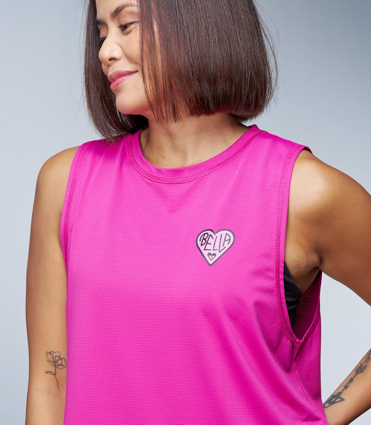 PAYTON (MAGENTA MUSCLE TEE)