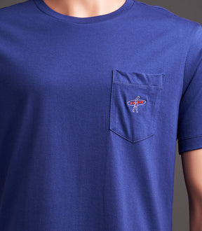 VAMOS BOX TEE (BLUE)