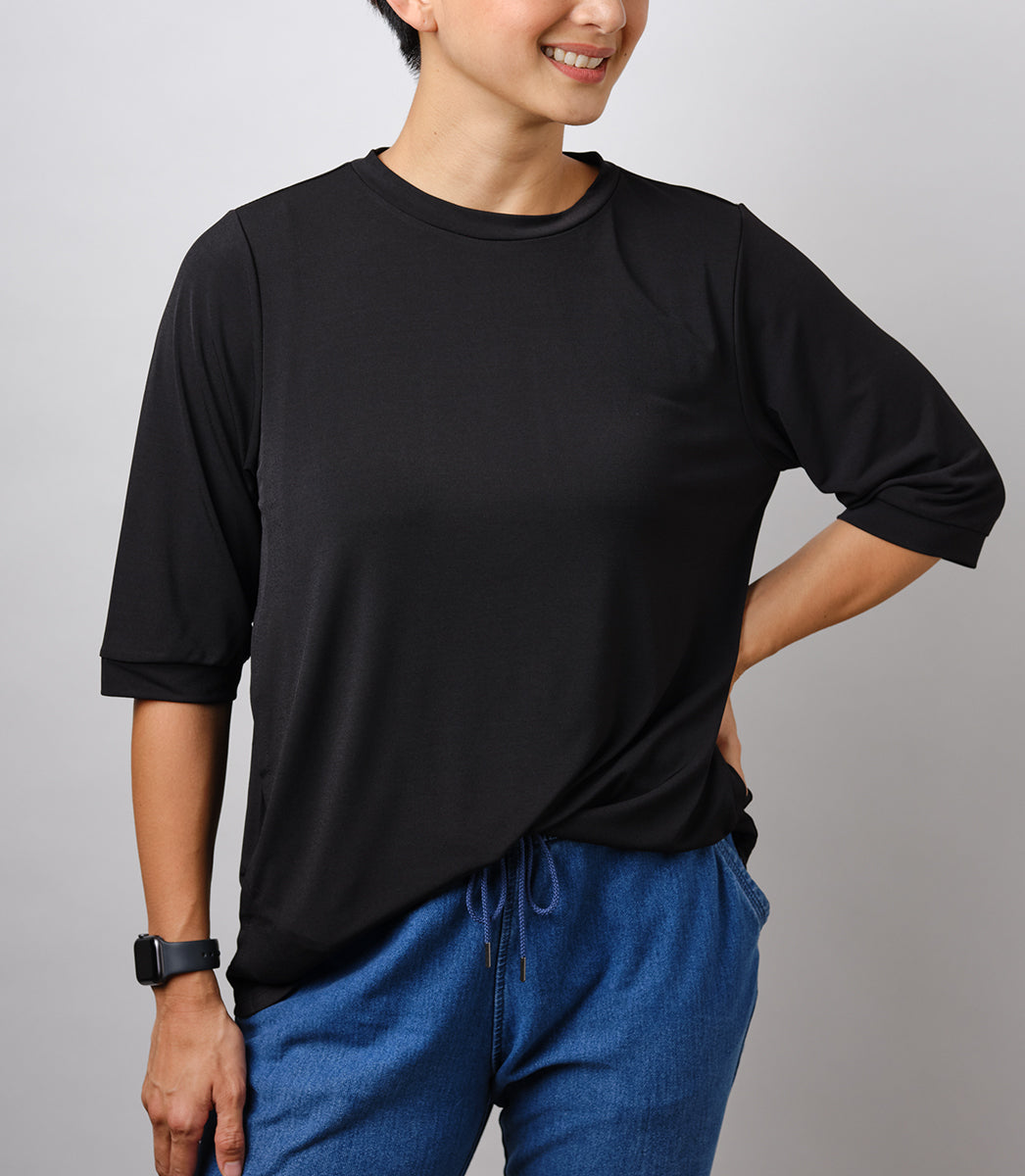 KATHY NURSING TOP (BLACK)