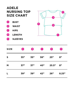 ADELE NURSING TOP (BLACK)